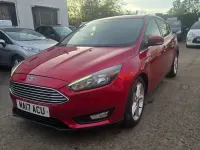 Used Ford Focus Zetec 2017 Red Hatchback