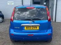 Used Nissan Note Tekna 110 HP (80 kW) 2011 Blue Hatchback