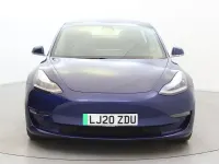 Used Tesla Model 3 Long Range AWD 366 kW (498 HP) 2020 Blue Sedan