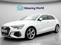 Used Audi A3 S-Line 148 HP (108 kW) 2020 White Sedan