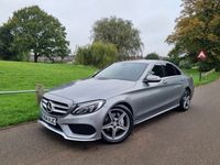 Used Mercedes C220 AMG line 168 HP (123 kW) 2014 Silver Sedan