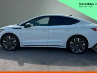 Used Skoda Enyaq iV vRS 219 kW (299 HP) 2022 Moon white metallic SUV