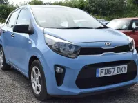 Used Kia Picanto 66 HP (48 kW) 2018 Blue Hatchback