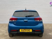 Used Kia Rio 84 HP (61 kW) 2021 Blue Hatchback