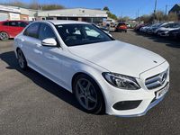 Used Mercedes C250 AMG line 204 HP (150 kW) 2017 White Sedan