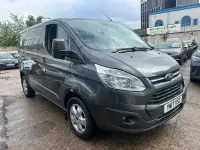 Used Ford Transit Custom Limited 130 HP (95 kW) 2017 Grey Van