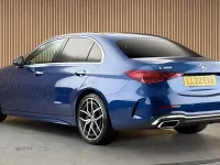 Used Mercedes C300e AMG line 2022 Spectral blue Sedan
