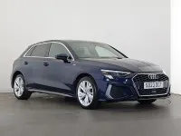 Used Audi A3 e-tron S-Line 204 HP (150 kW) 2023 Blue Hatchback