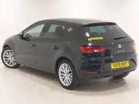 Used Seat Leon SE Dynamic 115 HP (84 kW) 2018 Black Hatchback