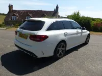 Used Mercedes C220 AMG Line Premium Plus 167 HP (122 kW) 2015 White Estate