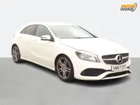 Used Mercedes A200 AMG line 136 HP (100 kW) 2017 White Hatchback
