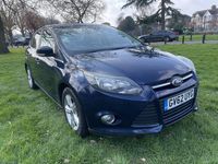 Used Ford Focus Zetec 2013 Blue Hatchback
