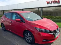 Used Nissan Leaf Acenta 110 kW (150 HP) 2020 Red Hatchback
