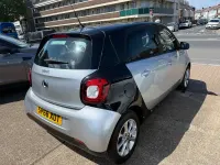 Used Smart ForFour Passion 71 HP (52 kW) 2016 Silver Hatchback
