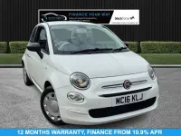 Used Fiat 500 Pop 69 HP (50 kW) 2016 White Hatchback