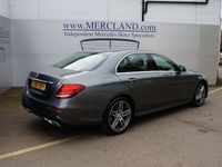 used Mercedes E220 E-Class 2017 (67) MERCEDES BENZAMG LINE SALOON DIESEL AUTO GREY