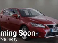 Used Lexus CT200h 2017 Red Hatchback