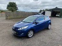 Used Ford Fiesta Zetec 2009 Blue Hatchback