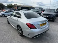 Used Mercedes C220 AMG line 194 HP (142 kW) 2020 Silver Sedan