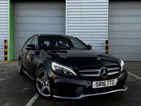 Used Mercedes C220 AMG line 170 HP (125 kW) 2016 Black Estate