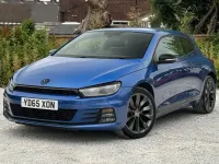 Used VW Scirocco GT 125 HP (91 kW) 2015 Blue Coupe