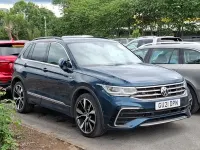 Used VW Tiguan R-line 150 HP (110 kW) 2021 Blue SUV