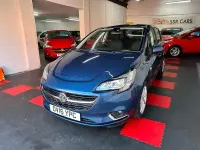 Used Vauxhall Corsa SRi 75 HP (55 kW) 2016 Blue Hatchback
