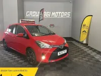 Used Toyota Yaris Sport 99 HP (72 kW) 2015 Red Hatchback