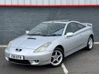 Used Toyota Celica 182 HP (133 kW) 2001 Silver Coupe