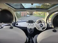 Gebraucht Fiat 500 Lounge 69 PS (50 kW) 2016 Weiß Kleinwagen