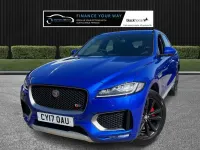 Begagnad Jaguar F-Pace S 300 HK (220 kW) 2017 Blå SUV