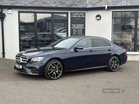 Used Mercedes E220 AMG line 194 HP (142 kW) 2019 Blue Sedan
