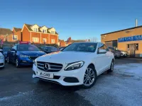 Used Mercedes C200 2015 White Sedan