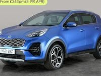 Used Kia Sportage GT-Line 136 HP (100 kW) 2021 Blue SUV
