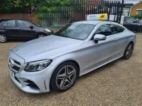 Used Mercedes C220 AMG Line Premium 2019 Silver Coupe