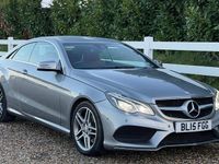 Used Mercedes E220 AMG line 177 HP (130 kW) 2015 Silver Coupe