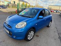 Used Nissan Micra Acenta 80 HP (58 kW) 2011 Blue Hatchback