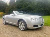 Used Bentley Continental GT Convertible 560 HP (411 kW) 2008 Silver Cabriolet