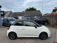 Used Fiat 500 2021 White black Hatchback
