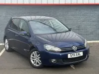 Used VW Golf VI GT 140 HP (102 kW) 2011 Blue Hatchback