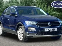 Used VW T-Roc SE 150 HP (110 kW) 2021 Blue SUV