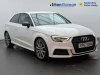 Used Audi A3 Black Edition 150 HP (110 kW) 2017 White Hatchback