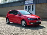 Used VW Polo Edition 60 HP (44 kW) 2014 Red Hatchback