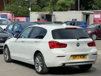 Used BMW 118 Sport Line 2017 White Hatchback