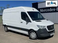 Begagnad Mercedes Sprinter 2021 Vit Van