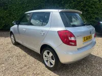 Used Skoda Fabia SE 69 HP (50 kW) 2015 Silver Hatchback