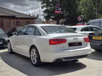 Used Audi A6 S-Line 2014 White Sedan