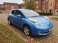 Usado Nissan Leaf 80 kW (109 HP) 2012 Azul Citadino
