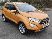 Used Ford Ecosport Titanium 125 HP (91 kW) 2019 Yellow SUV