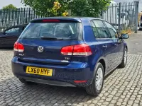 Used VW Golf VI 105 HP (77 kW) 2011 Blue Hatchback